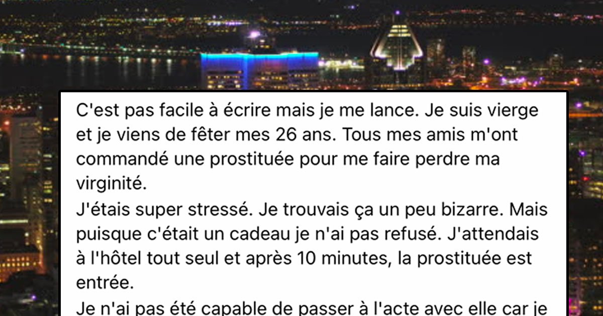 Un homme à Montréal publie une triste histoire sur ce qu’il vient de vivre sur la FriendZone